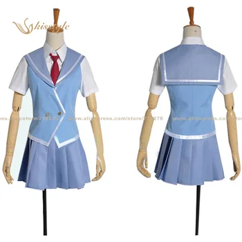 

Kisstyle Fashion Buddy Complex Hina Yumihara Seio High School Uniform COS Clothing Cosplay Costume,Customized Accepted