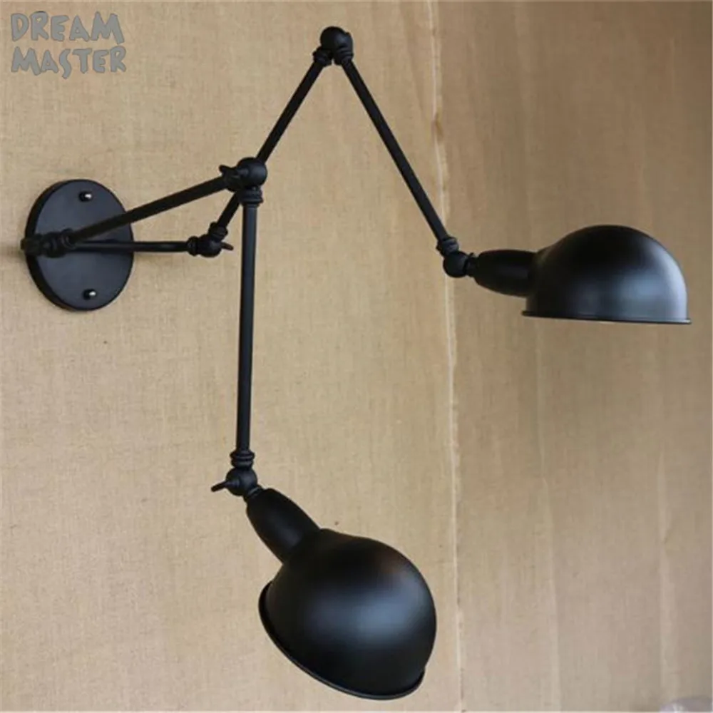  Double Swing Arm wall Lights Bedside novelty indoor lamp modern Wall Sconce bedroom wall lamps Read - 32620836298