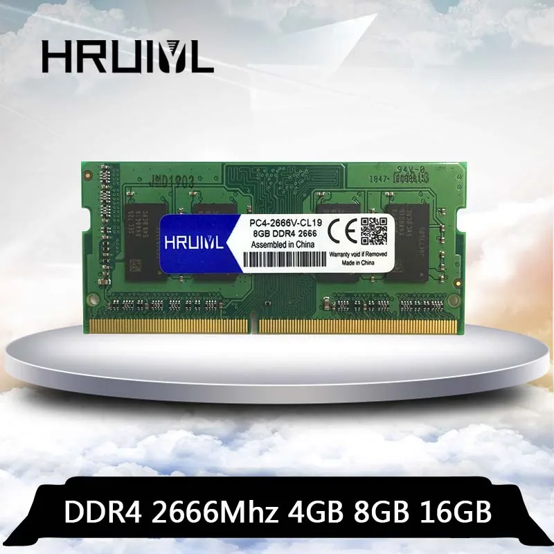 

HRUIYL ddr 4 4GB 8GB 16GB ram 2666 2666V 2666mhz Laptop computer memory ddr4 PC4-2666 4G 8G 16G notebook memoria RAM sodimm