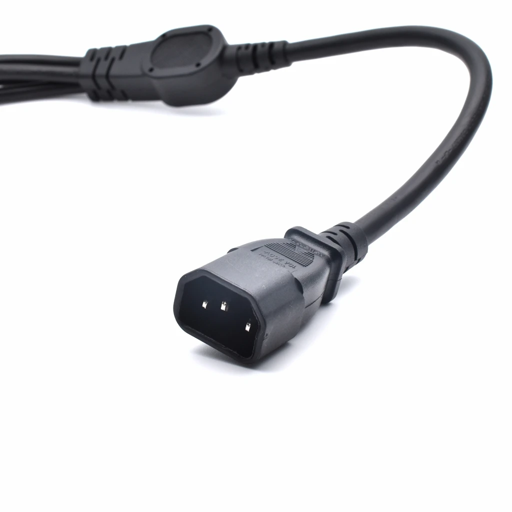 Штепсельная Вилка IEC 320 C14 4 x C13 разветвитель типа Y 250 В/10A #|splitter power cord|power cordsplitter |