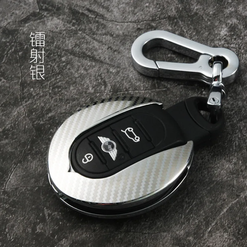High-Quality-Car-Zinc-Alloy-Key-Holder-Cover-Bag-Case-Ring-For-BMW-MINI-Cooper-One (5)