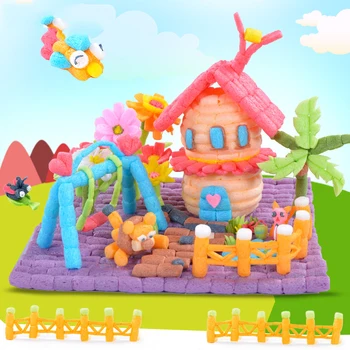 

300PCS Creative Starch Miou Magic Corn Plasticine Blocks Baby Kid Colorful DIY Building Decoration For Children Gift