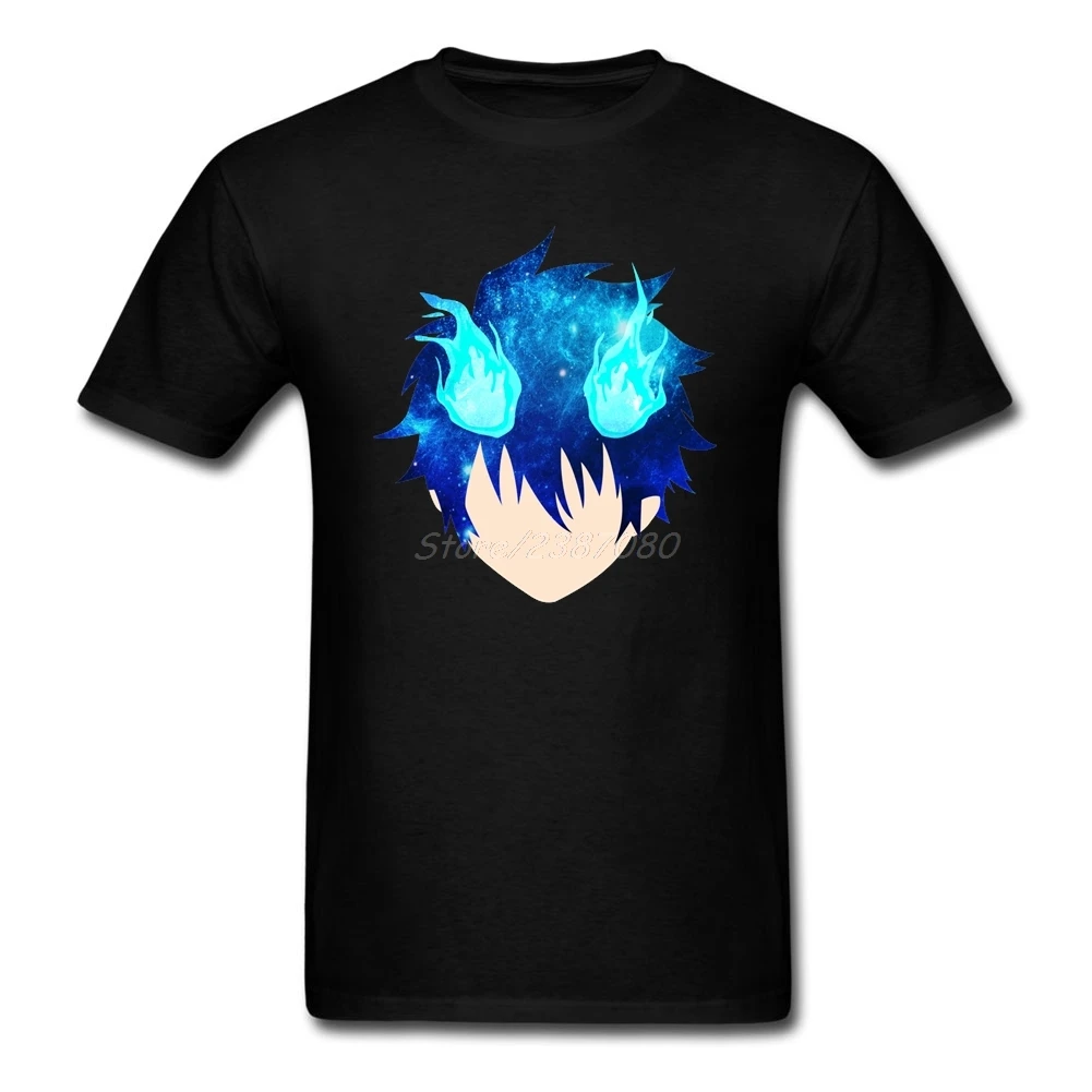 Blue Exorcist T Shirt 3XL Short Sleeve Custom T-shirts For Men Summer Free Shipping O-neck Cotton T-shirt | Мужская одежда