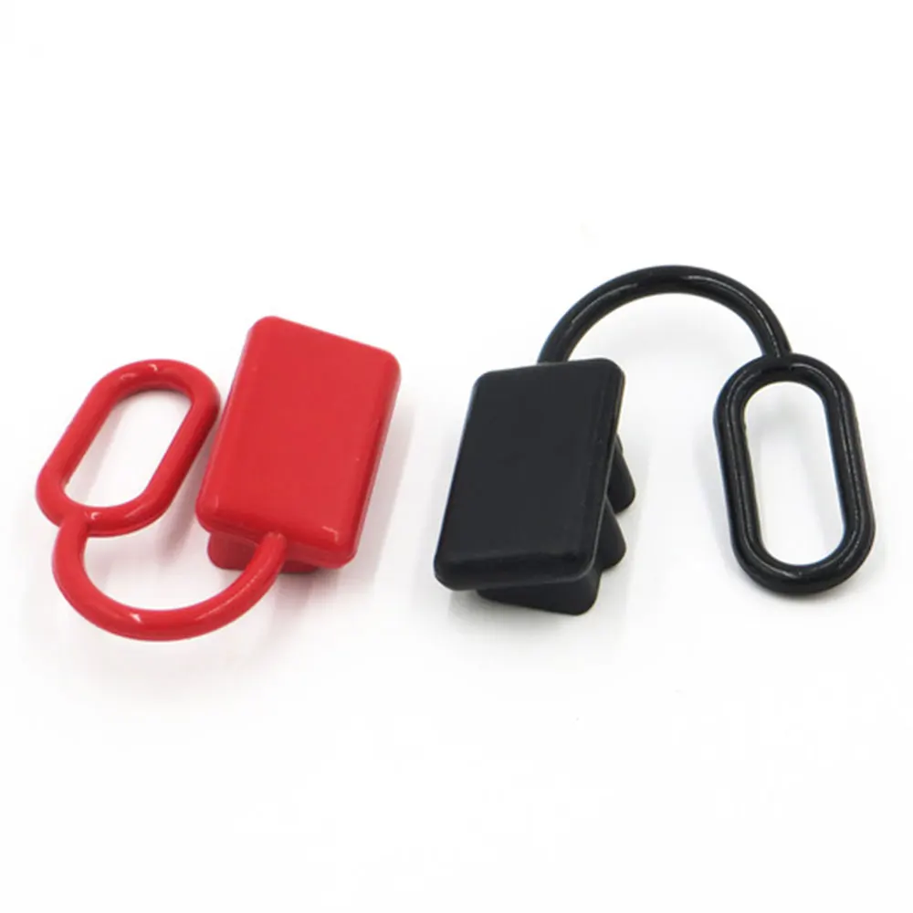

Vehemo 47.5x26.8x17.3mm Anti Dust Cap Cover end SB50 plug connector 50amp dual pole battery 50A 600V Insulating Rubber Red/Black