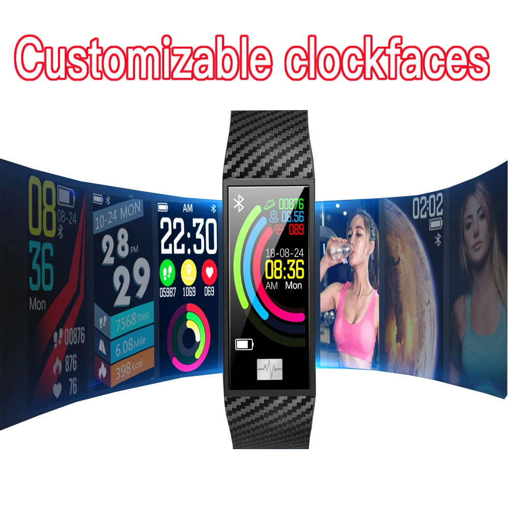 DT58 smartband Смарт Браслет крови Давление Фитнес трекер монитор сердечного ритма