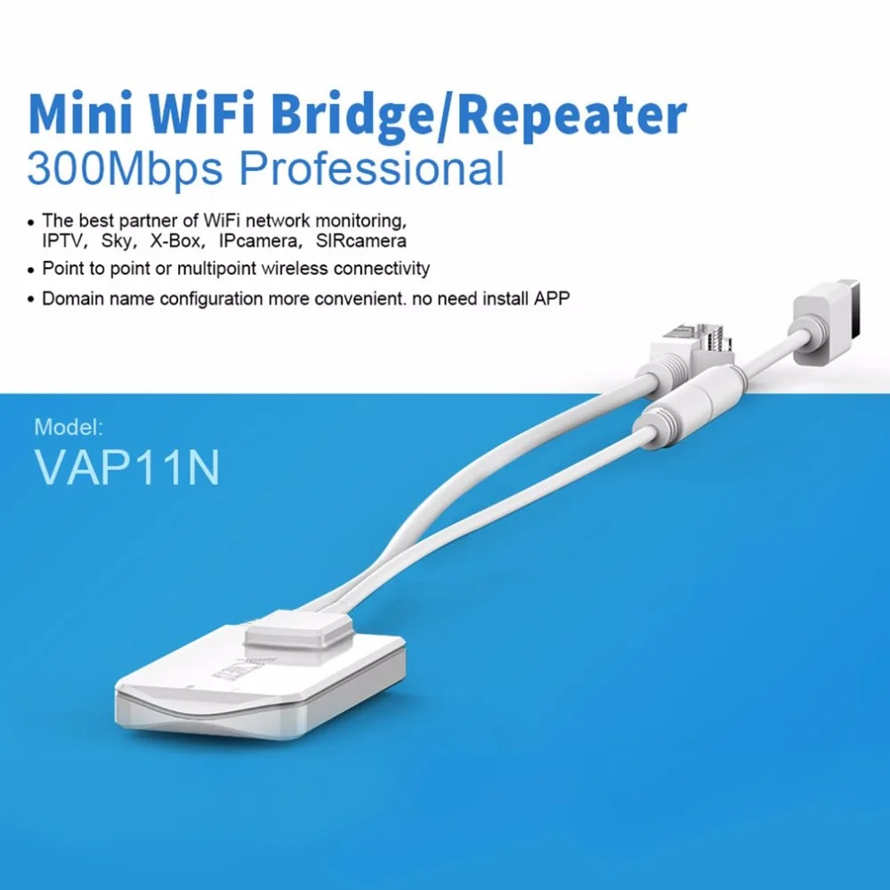 Мини Wi-Fi мост ретранслятор усилитель сигнала точка доступа расширитель усилитель с кабелем для компьютера камера монитор