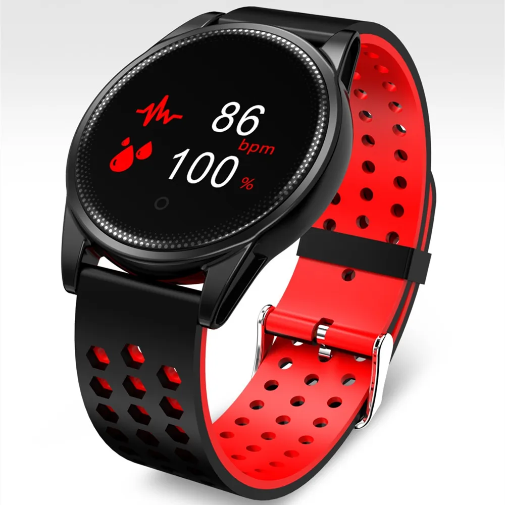 

Smartwatch Men Blood Pressure Heart Rate Monitor Sports Activity Fitness Tracker Smart Watch IP67 Waterproof Color LCD Bracelet