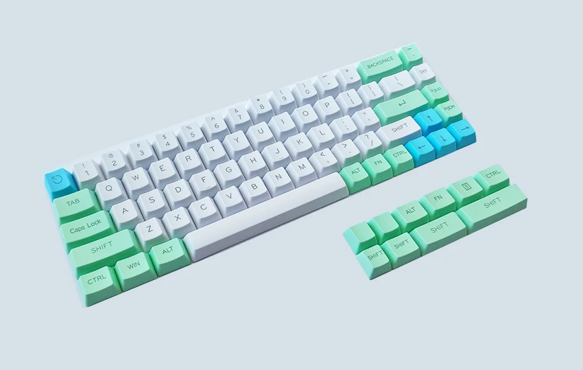 NPKC OEM Keycaps PBT белый, синий, темно-серый для переключатели Cherry MX Tada68, XD60, XD64, GK64, GH60, DZ60, FC660 механические клавиатуры