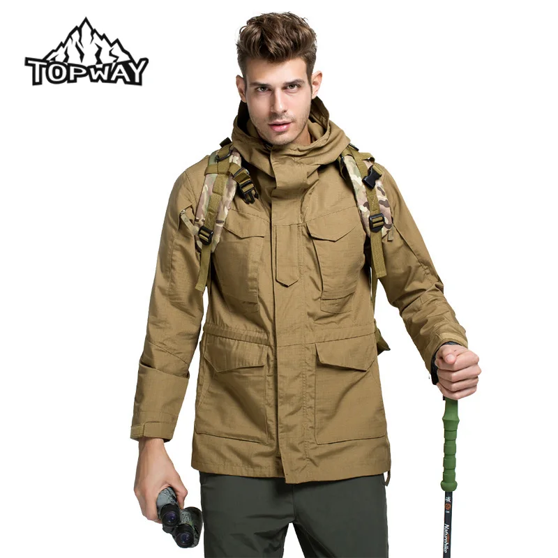2017 New Windbreaker Manteau Water Resistant Soft Shell