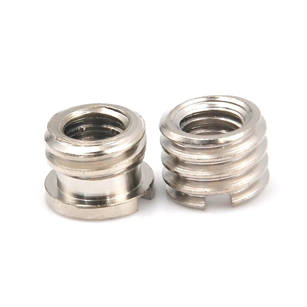 5 шт. винтовой адаптер с резьбой 1/4 дюйма на 3/8 дюйма|3/8 adapter|female femalefemale to male |
