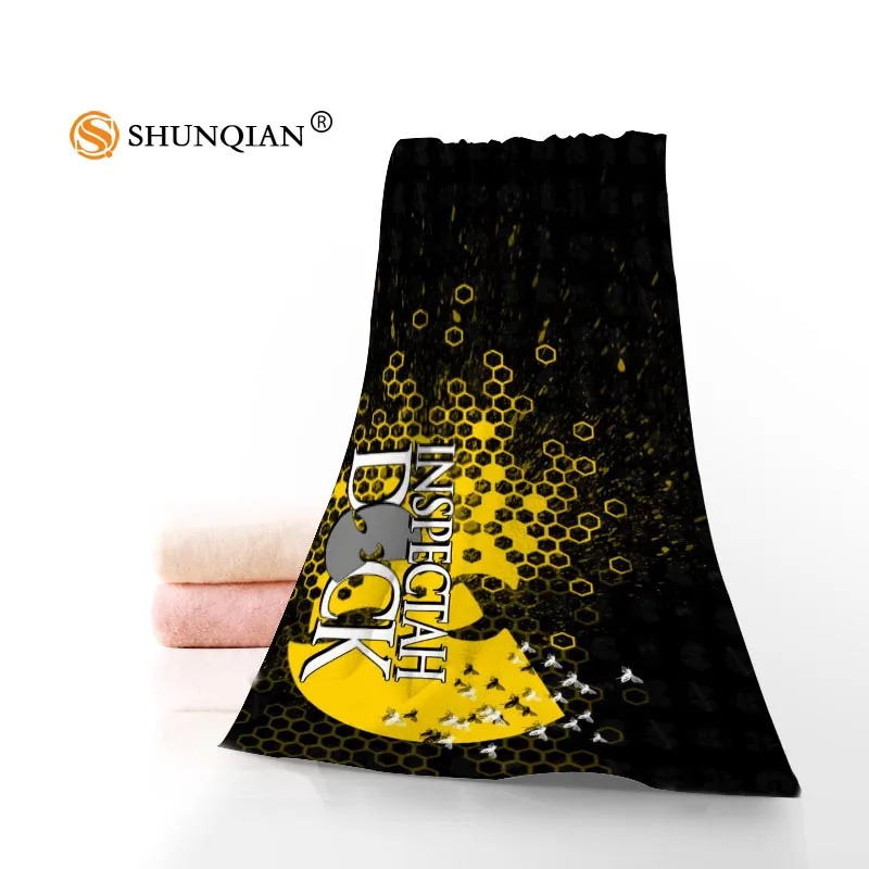 На заказ Wu Tang полотенце напечатанное хлопковое лицо/банные полотенца из микрофибры ткань 35X75 см, 70X140 см полотенце для душа s - Цвет: 6