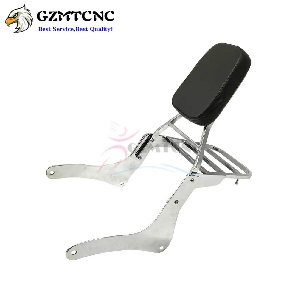 

Vulcan VN900 Rear Luggage Rack Support Trunk Holder Cargo Shelf Bracket w/ Backrest Sissy Bar for Kawasaki Vulcan VN 900