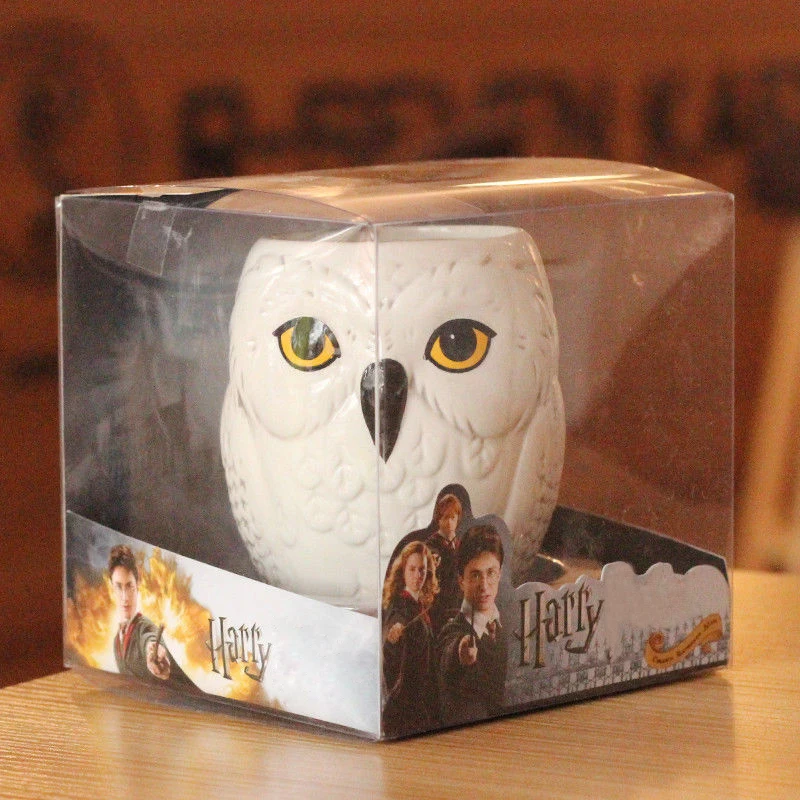 Кофейная кружка Hedwig Сова керамическая Гарри большой чай молоко чашки и кружки