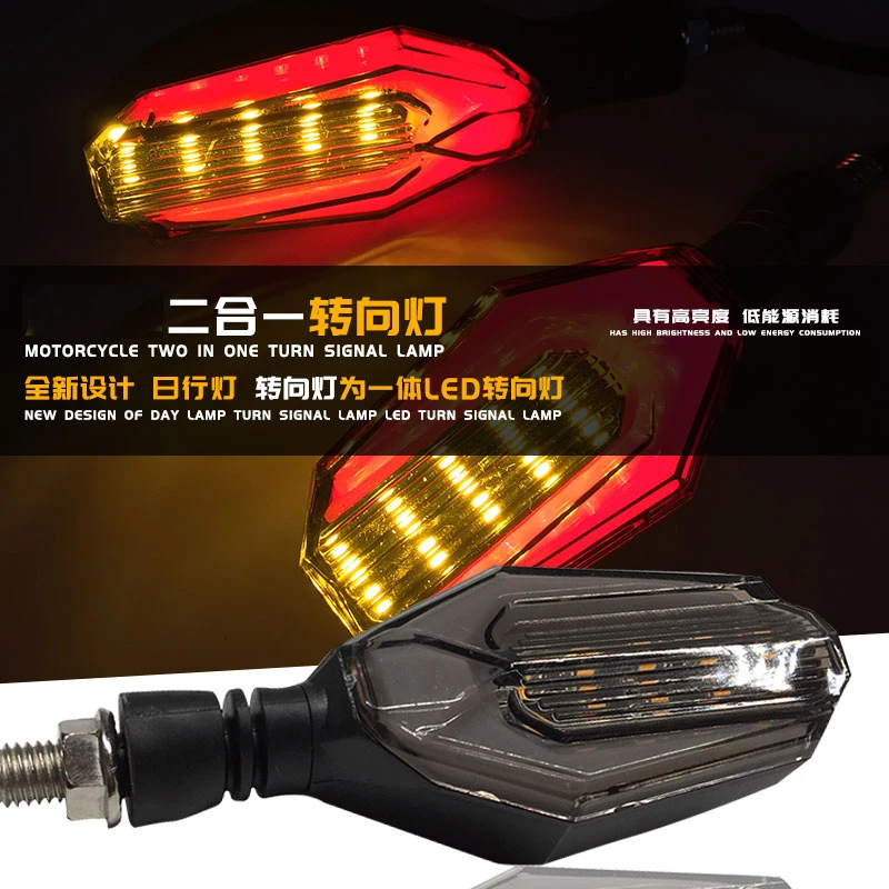 

For BMW G310 F650GS F700GT F750GS F800GT F850GS R1200GS Adventure Front Rear Indicator Turn Signal LED Light 5 Color Signal lamp