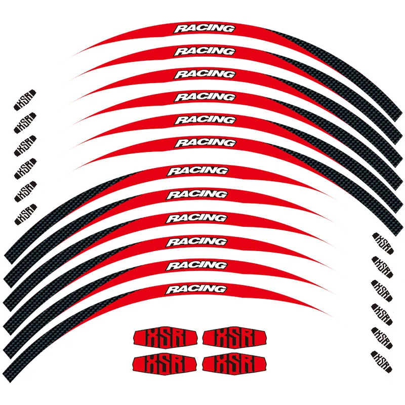Motorcycle Wheel Rim Tape Decal Stripes Sticker For Yamaha XSR700