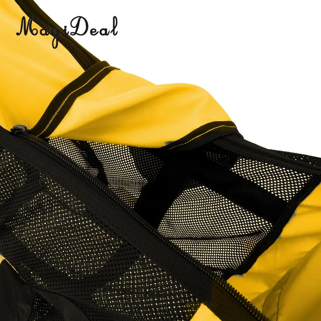 MagiDeal Foldable Heavy Duty Mesh Dive Bag Duffel Bag Storage Pouch for Diving Scuba Water Sports Dreediving Gear Equipment