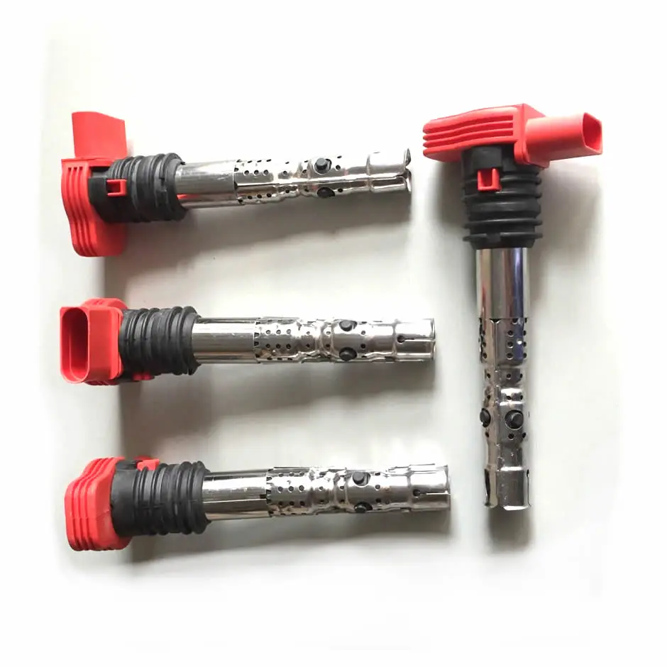 Новые 4x катушки зажигания для AUDI A4 B6 8E 2001-2005 1 8 T 06C905115L 06C 905 115 L AVJ AMB BFB BEX | Автомобили