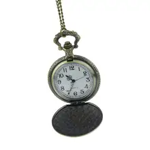 Timezone#501 винтажные карманные часы ретро Подвеска для ожерелья череп цепь кварцевые часы карманные часы