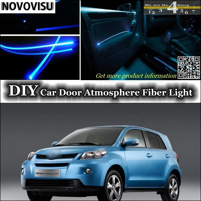 

NOVOVISU For TOYOTA Urban Cruiser ist interior Ambient Light Tuning Atmosphere Fiber Optic Lights Inside Door Panel illumination