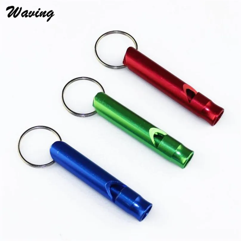 3pcs/lot Mixed Multifunctional Aluminum Emergency Survival Whistle