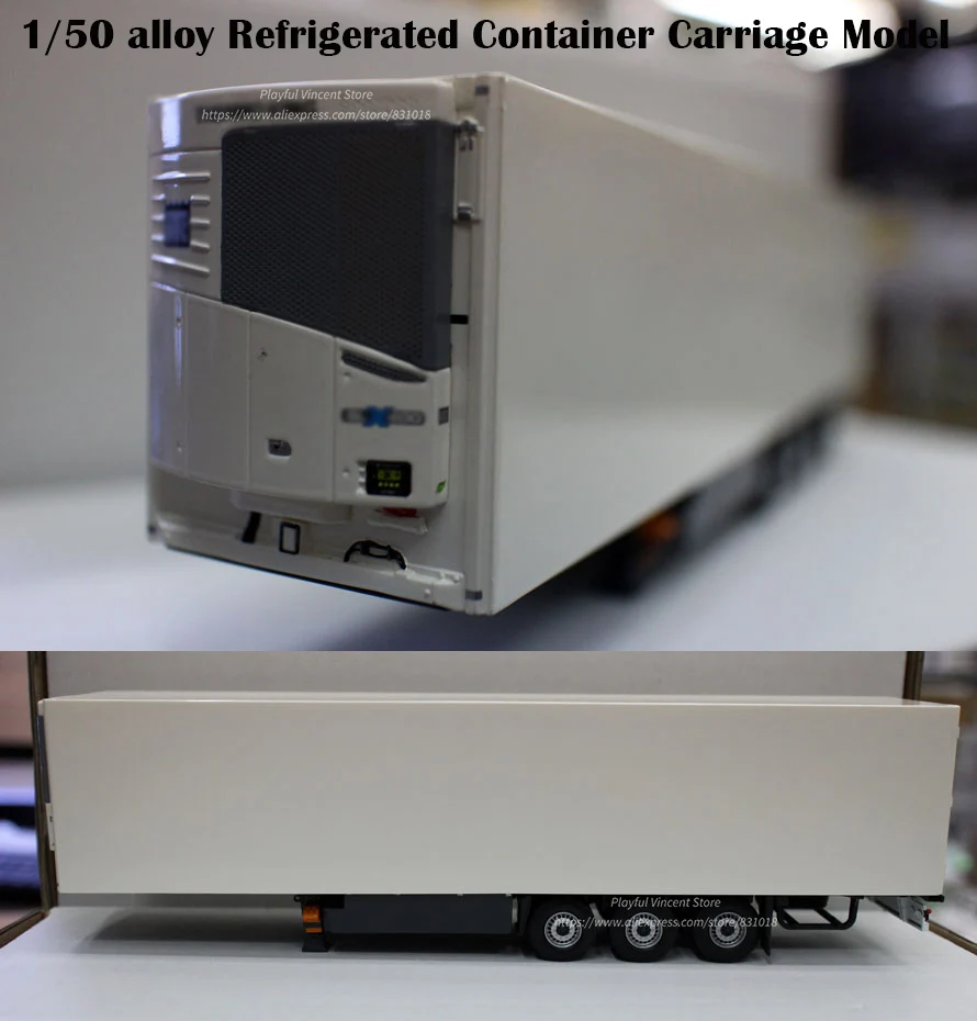 

fine TQ 1/50 alloy Refrigerated Container Carriage Model Collection model