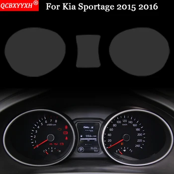 

QCBXYYXH Car Styling 3pcs PET Car Dashboard Paint Protective Film Light Transmitting Auto Accessories For Kia Sportage 2015 2016