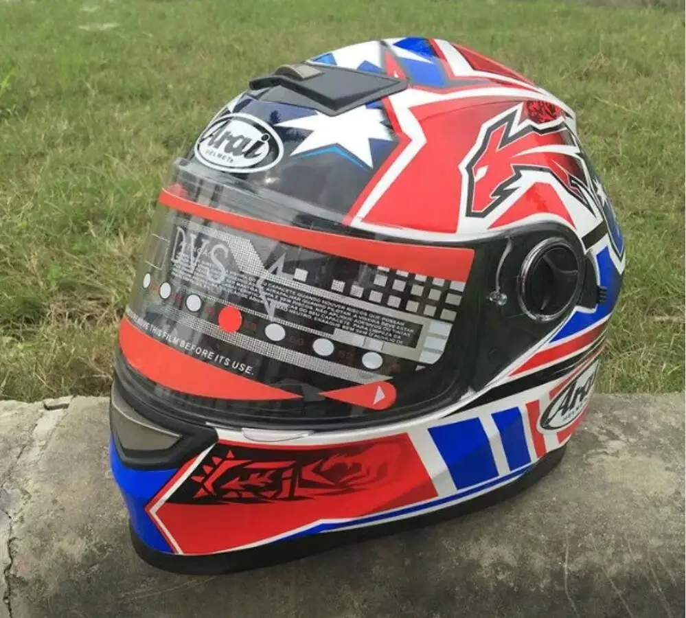 

Hot sale!2019 Newest Motorcycle helmet full face Arai helmet Male and female knight warm all season can use color one powerful