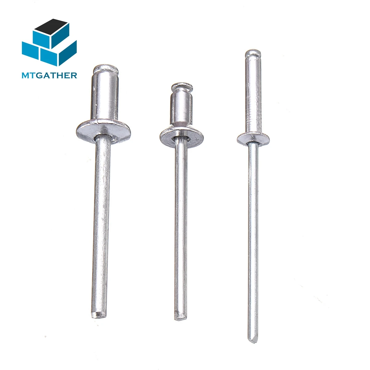 

MTGATHER New 1000pcs Blind Rivet Assortment For Hand & Air Riveter Hardware Fasteners Rivets Home Improvement