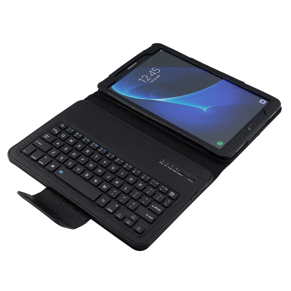  PU Leather Case with Bluetooth Keyboard Cover for Samsung Galaxy Tab A A6 10.1 2016 T585 T580 T580N