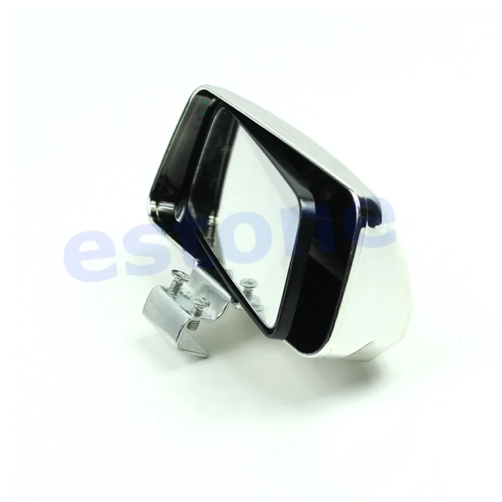 

2019 New Universal Silver Square Car Vehicle Side Blindspot Blind Spot Mirror Wide Angle View Safety
