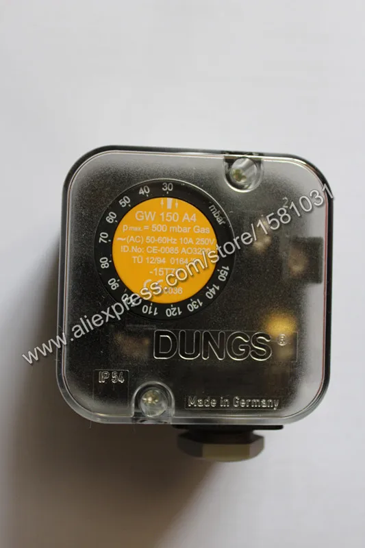 

Dungs Press switch GW3A4 GW10A4 GW50A4 GW150A4 DUNGS air pressure switch