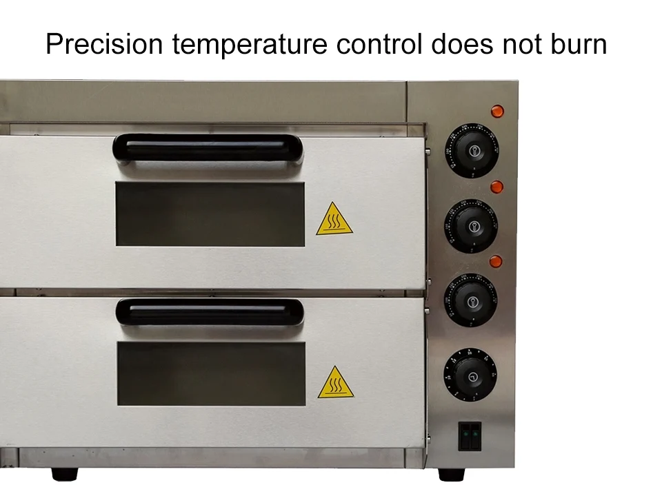 XEOLEO Электрическая Печь Для Выпечки Пиццы Машина Для Выпечки Пиццы Коммерческая двухслойная печь для выпечки~ 350 градусов 16 дюймов 3000 Вт