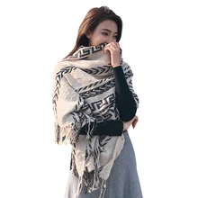 Split Fur Women Cape Coat Shawl Scarf Poncho Long Fur Plus Capas Ponchos Damas Kerst Kadin Panko Capes Femme Girl Z5C998