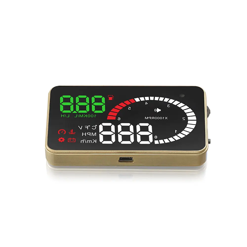 Geyiren X6 HUD Head Up Display 3'' Screen OBD II Interface Car HUD Vehicle Speed Electronic Car Display Speedometer Hud Display
