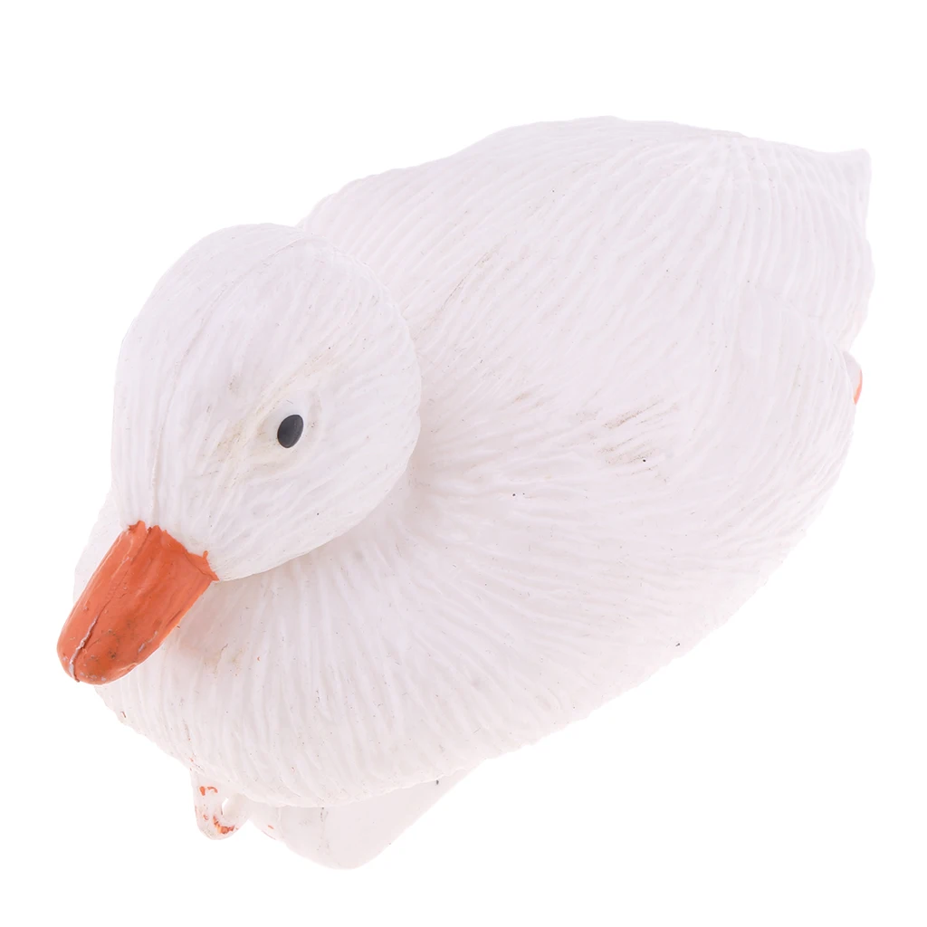 1 Pcs Baby Duckling Floating Hunting Decoy Duck Mallard Plastic Ornament Pond Yard Garden Duck Decoys Garden Yard Lake Decor