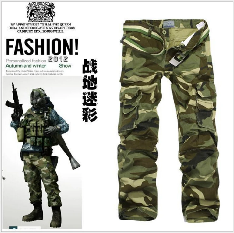 Shark Skin Softshell Outdoors Tactical Military Camouflage Pants Men Winter Army Waterproof Thermal Camo Hunt Hike