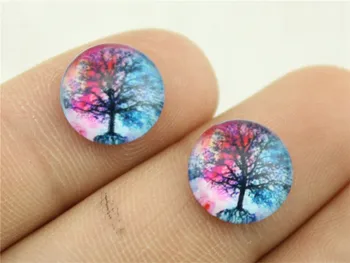 

20pcs 12mm Handmade Photo Glass Cabochon G12-0028