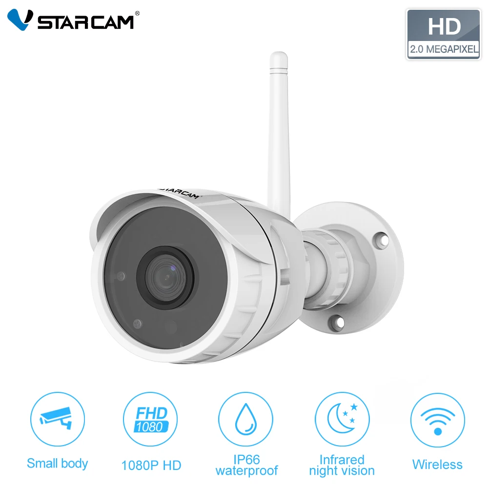 Vstarcam 1080P 2MP FHD Security Waterproof Surveillance Camera Wireless IR-Cut CCTV Outdoor Bullet IP Camera C17S Vstarcam 1080P 2MP FHD Security Waterproof Surveillance Camera Wireless IR-Cut CCTV Outdoor Bullet IP Camera C17S