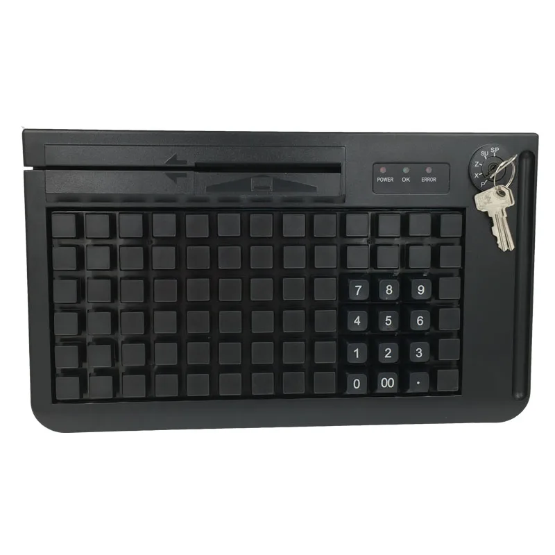 

KB78 POS USB Programmable Keyboard With MSR Optional 50/60/76/78 Keys