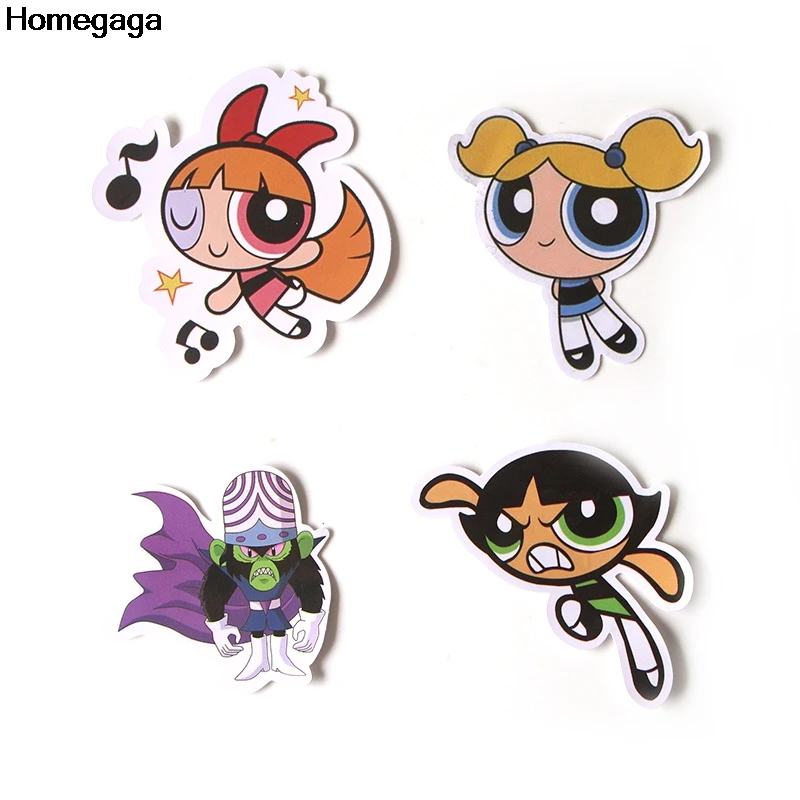 Homegaga 36 шт. Powerpuff девочки дети пастеры diy косплей блокнот с рисунком телефон ноутбук велосипед Скрапбукинг наклейки D2014