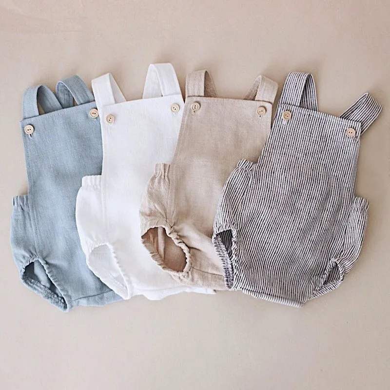 الأزياء الطفل الصبي رومبير الصيف طفل لطيف الصلبة حللا الاطفال جميل طفل رضيع الملابس روبا بيبي للجنسين جديد ولد الطفل الملابس