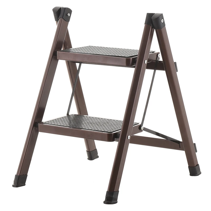 

40/Household Floding Stool Two Step Ladder Kitchen Step Stools & Step Ladders Multi-functional Anti- Slip Little Folding Ladders