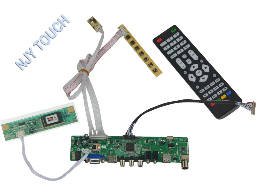 LA MV56U A New Universal HDMI USB AV VGA ATV PC LCD Controller Board for 15inch