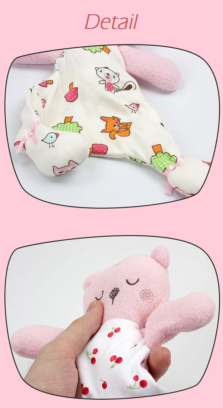Детские игрушки для 0-12 месяцев медведь успокаивающее полотенце Мягкая кукла для малышей для новорожденных милые Мультяшные животные Детские коляски игрушки