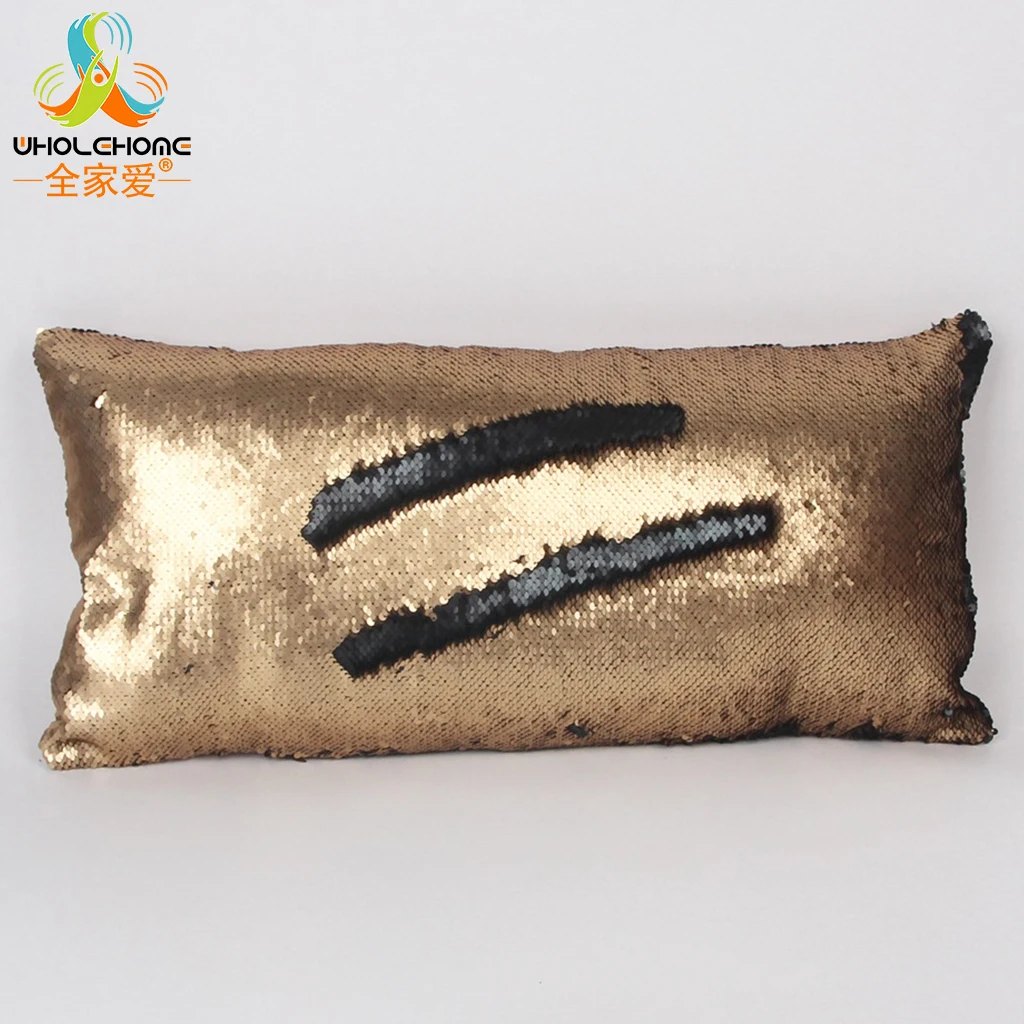 Sequin Cushion Cover Reversible DIY Mermaid Sequins Throw Pillowcase 30