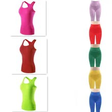 Комплект deportivo de mujer con camiseta y леггинсы, conjunto deportivo femenino Йога бег, фитнес, Спорт conjunto mujer евнаин