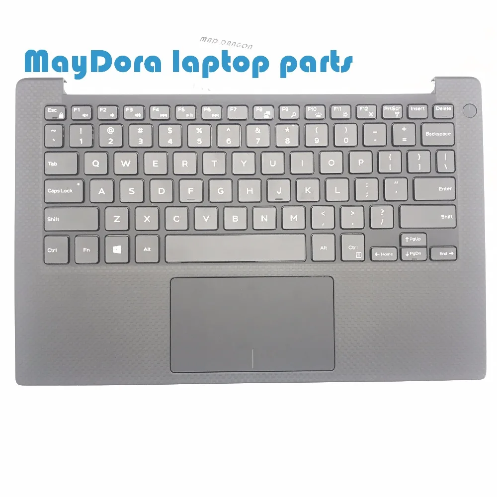 Клавиатура US для ноутбука DELL XPS13 9343 9350 9360 сенсорная панель и Упор рук в сборе |