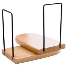 Книжные концы бамбуковые книжные концы рамка аксессуары для книг Подставка для книг бежевый