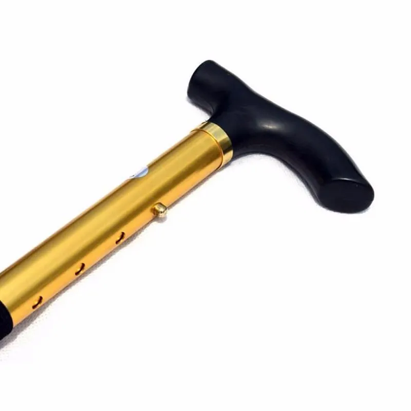 1 Pc plegable bastón senderismo Trekking rastro de aluminio 4-sección ajustable caña soporte de envío de gota 1 Pc plegable bastón senderismo Trekking rastro de aluminio 4-sección ajustable caña soporte de envío de gota