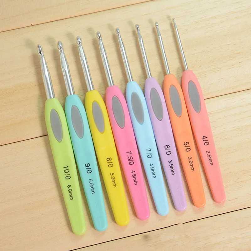 New-8pcs-set-Mixed-Metal-Hook-Crochet-Template-Kit-TPR-Aluminum-Knitting-Needles-For-Loom-Tool (1)